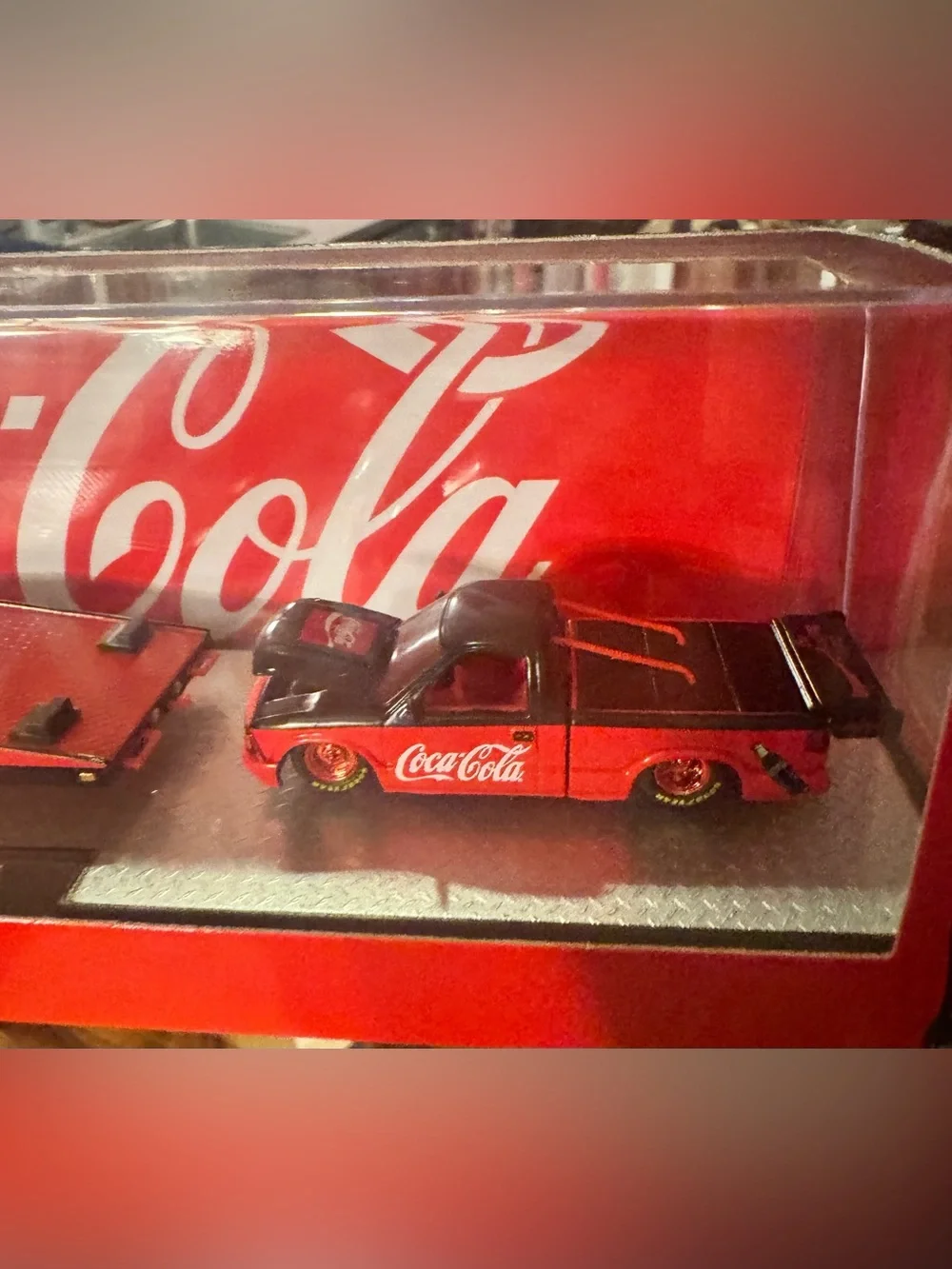 Coca-Cola Red Ramp Truck Playset - Die-Cast Kids Vehicle